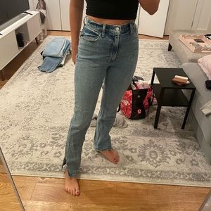 Abercrombie jeans - 90s straight ultra high rise - curve love fit size 0